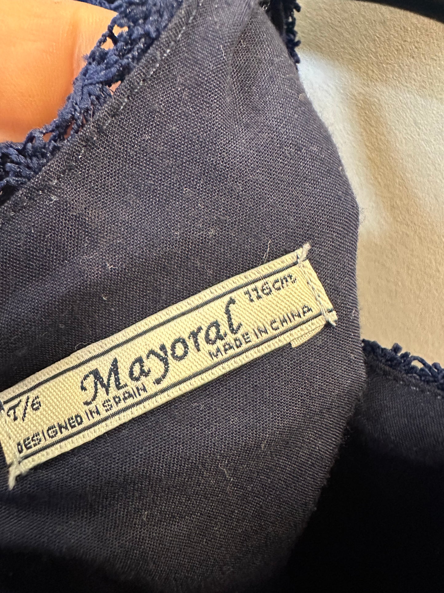 Mayoral Navy Dress Age 6