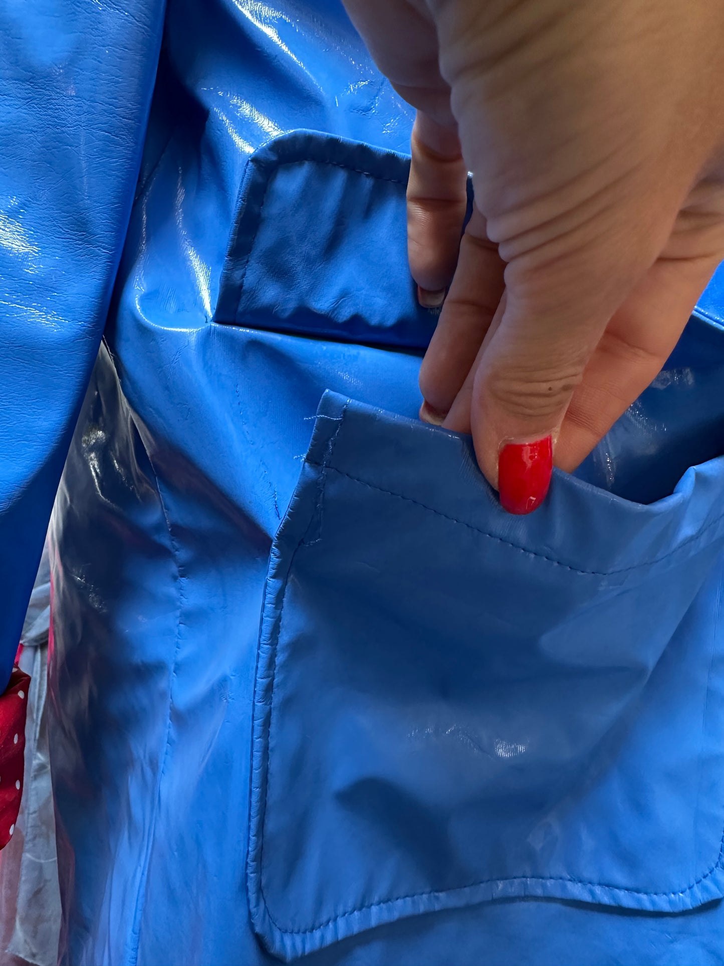Dunnes Raincoat Size 10 Pocket needs a stitch