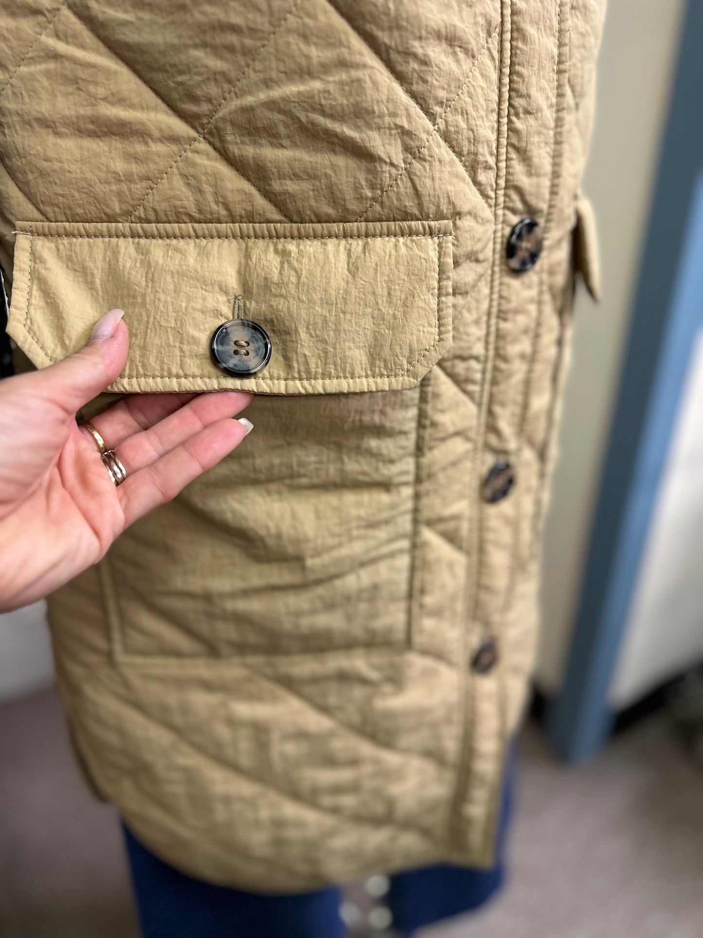 Vila Beige Gillet Size 12