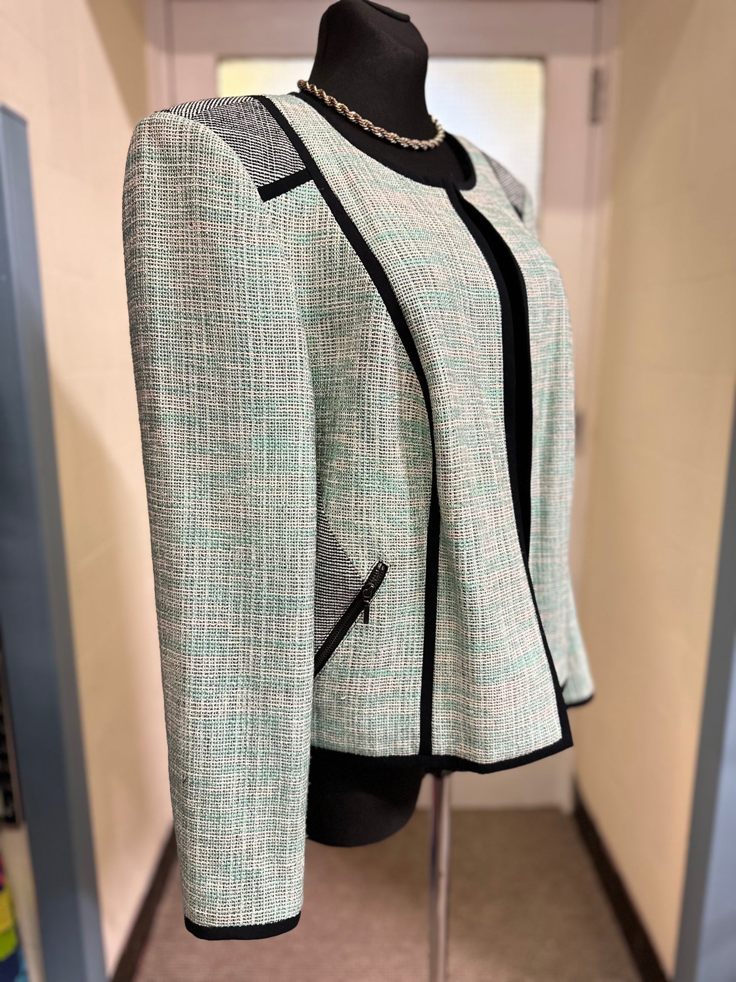 M&S Mint Blazer, Size 22