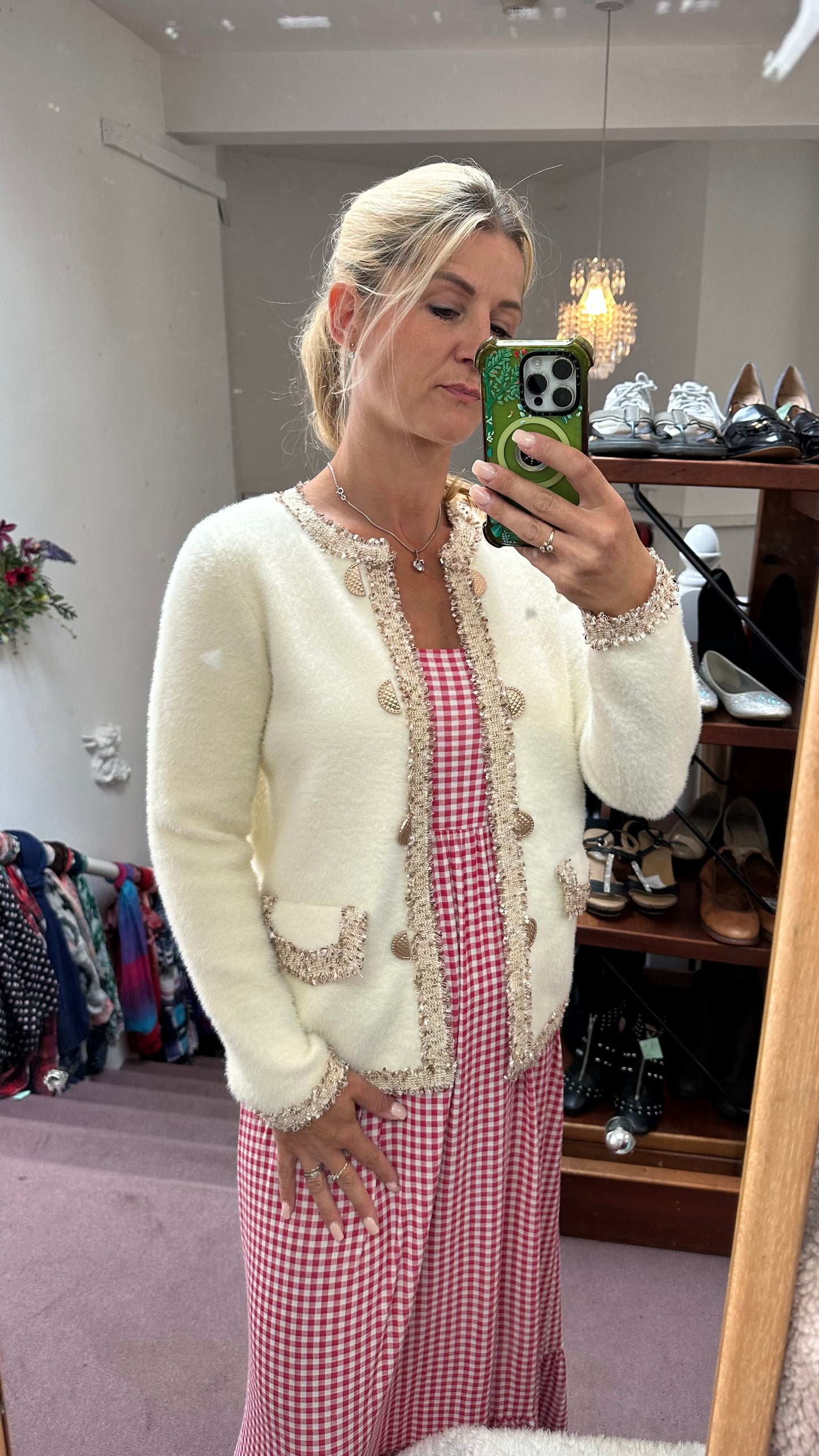 Gallery Heavy Knit Cardigan Size S