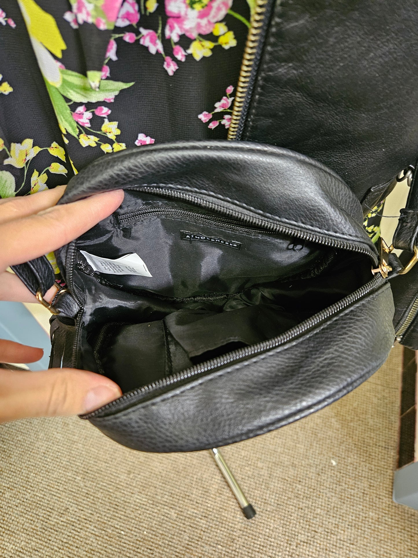 Atmosphere, crossbody, studded bag