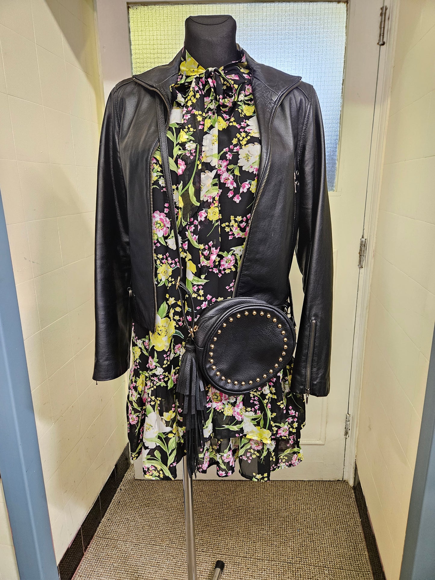Atmosphere, crossbody, studded bag