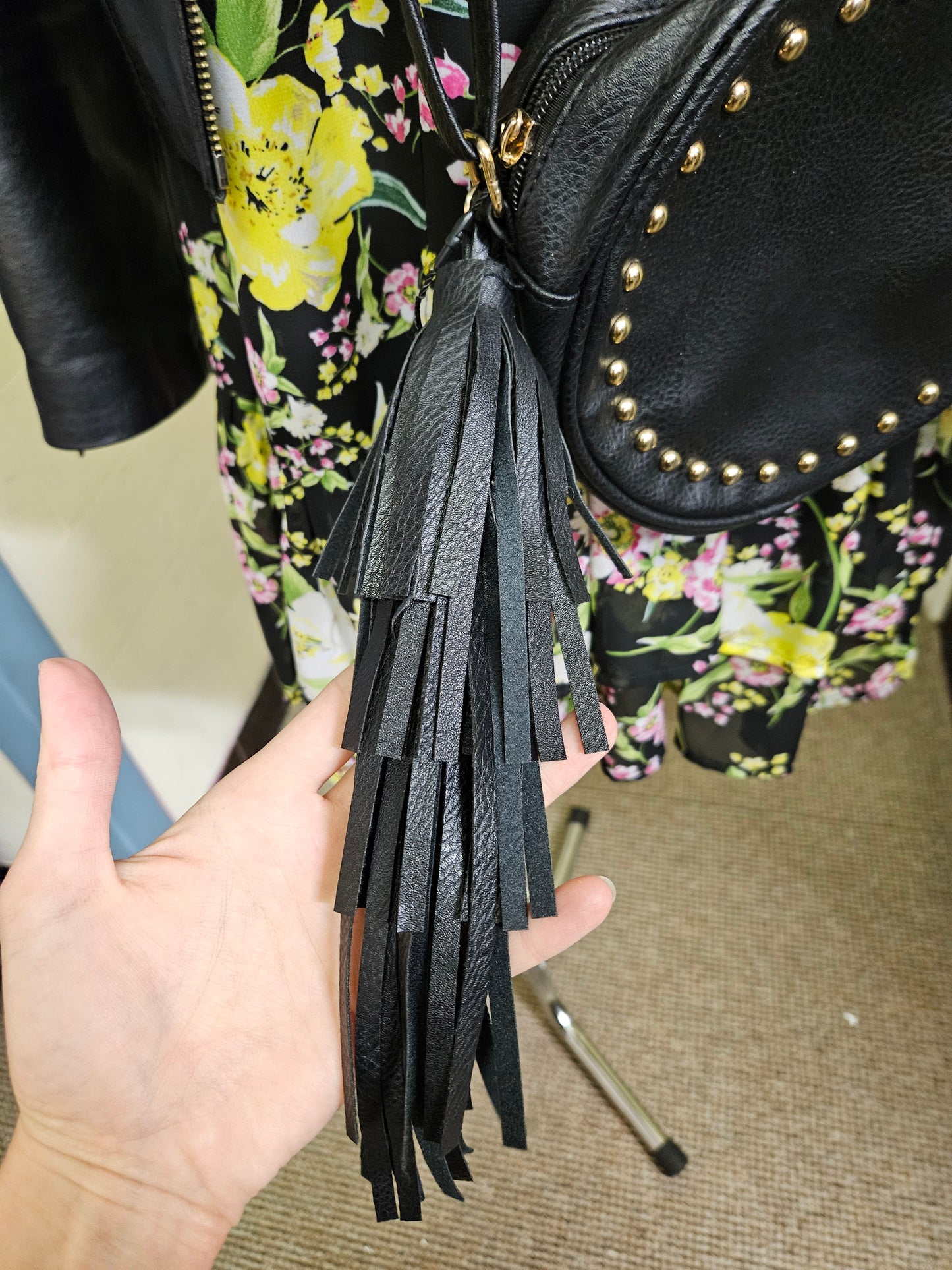 Atmosphere, crossbody, studded bag