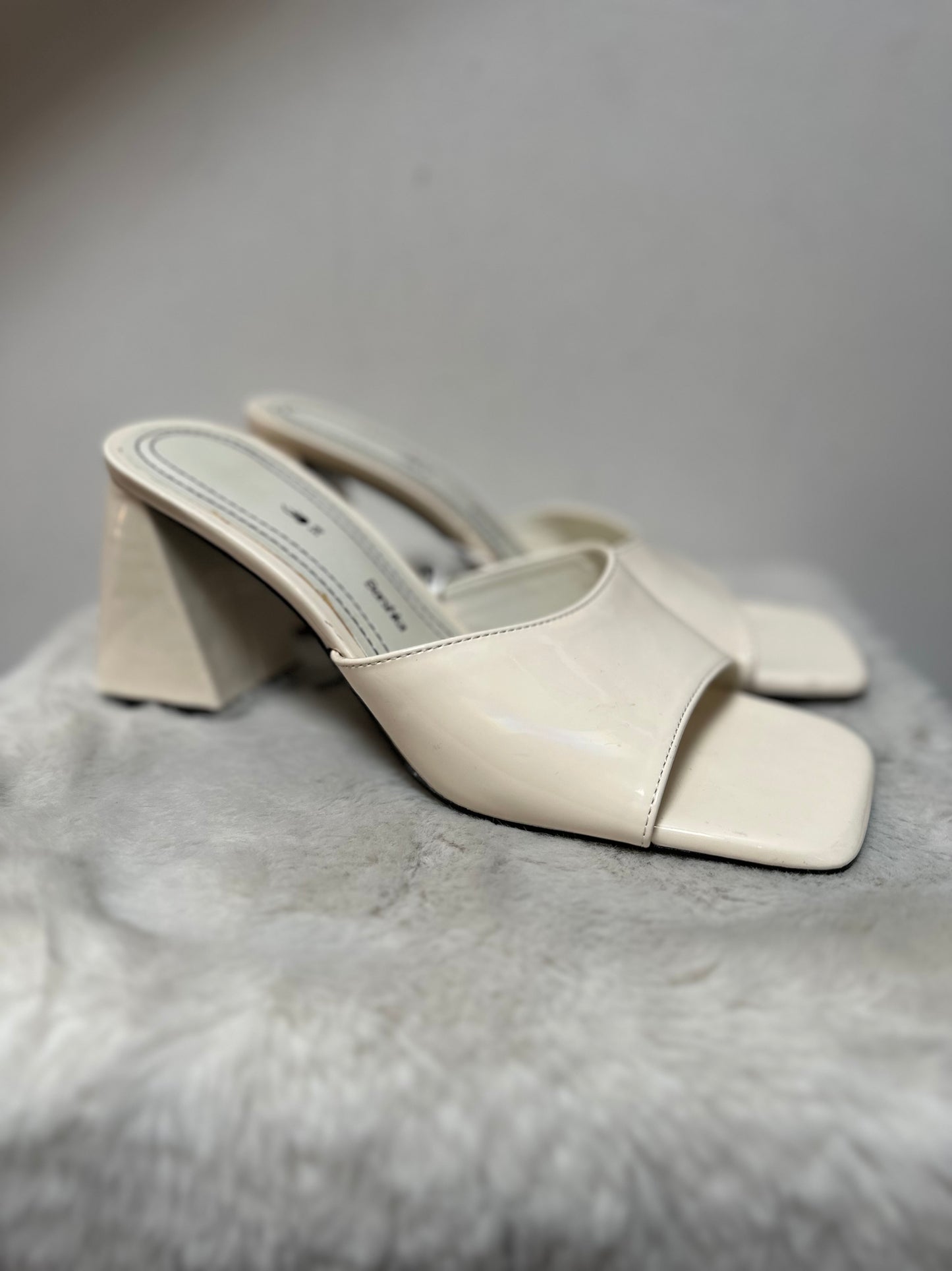 Bershka Patent Mules, Size 5