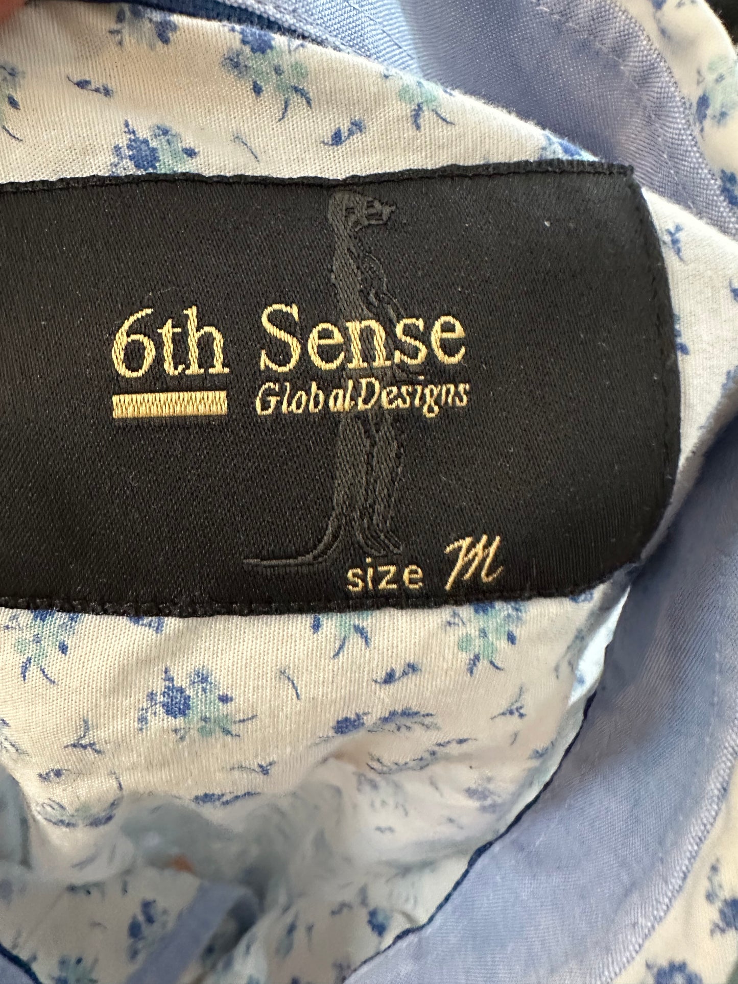 6th Sense Floral Shirt Size M