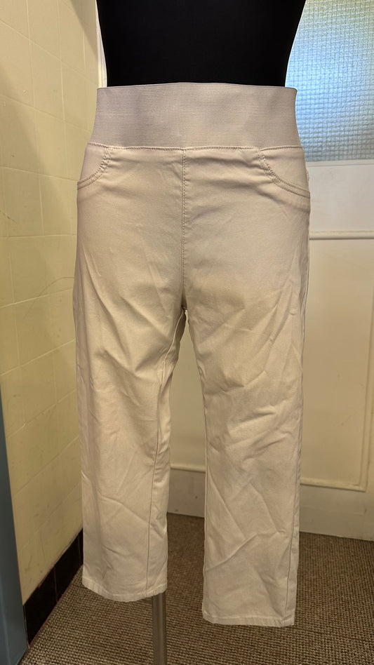 Designer Frequent Stretchy Trousers Size L (one small mark on rear)