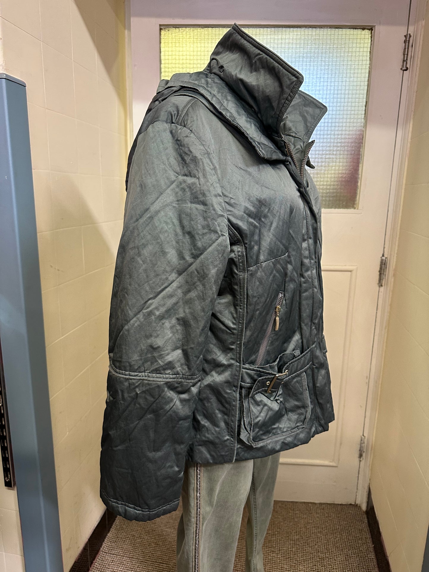 Designer Hucke Teal Jacket Size 18