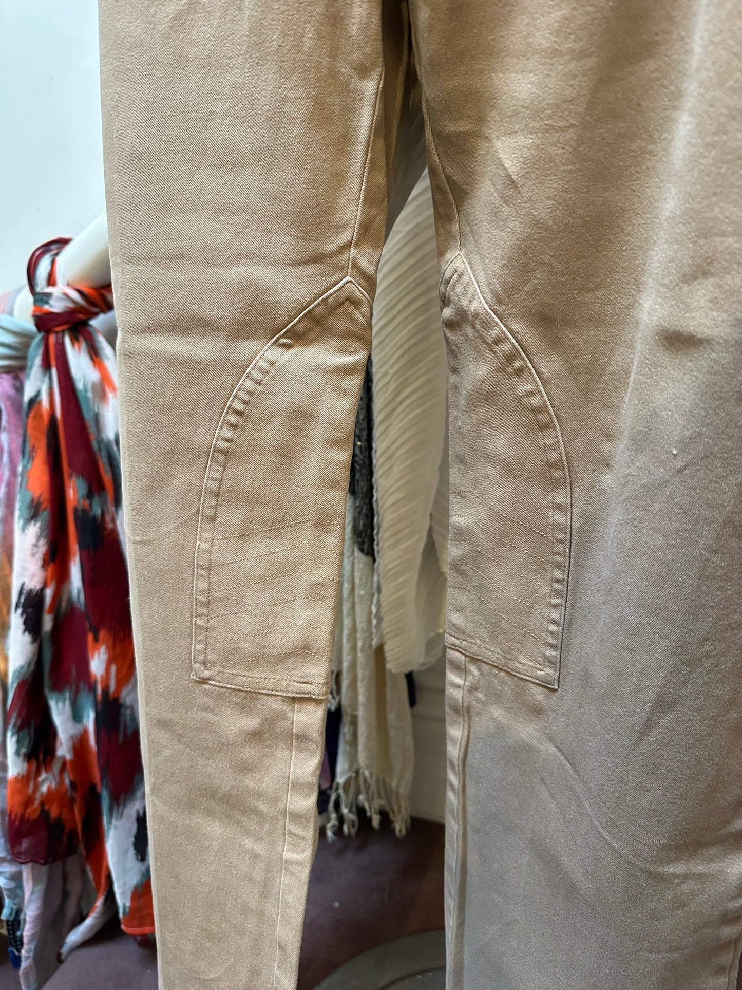 Designer Ralph Lauren Jodhpur Style Stretchy Jeans Size 14 (US 10)