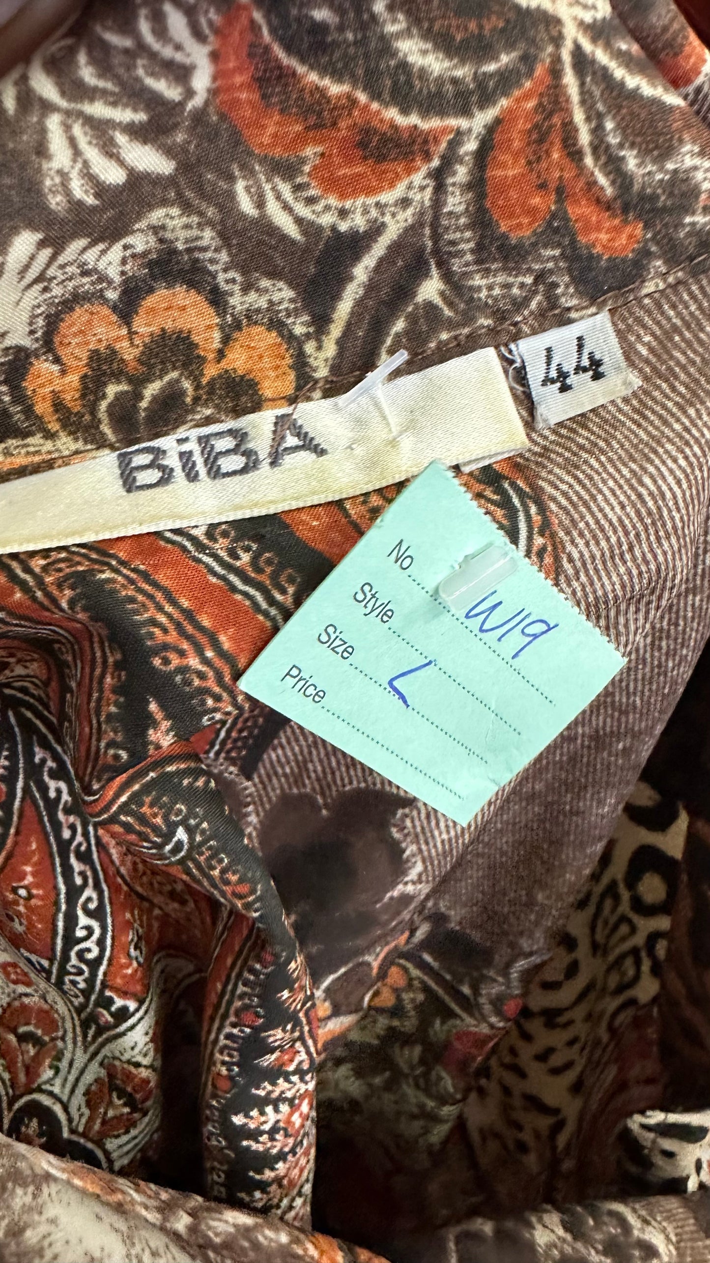Biba Unusual Blouse Size L