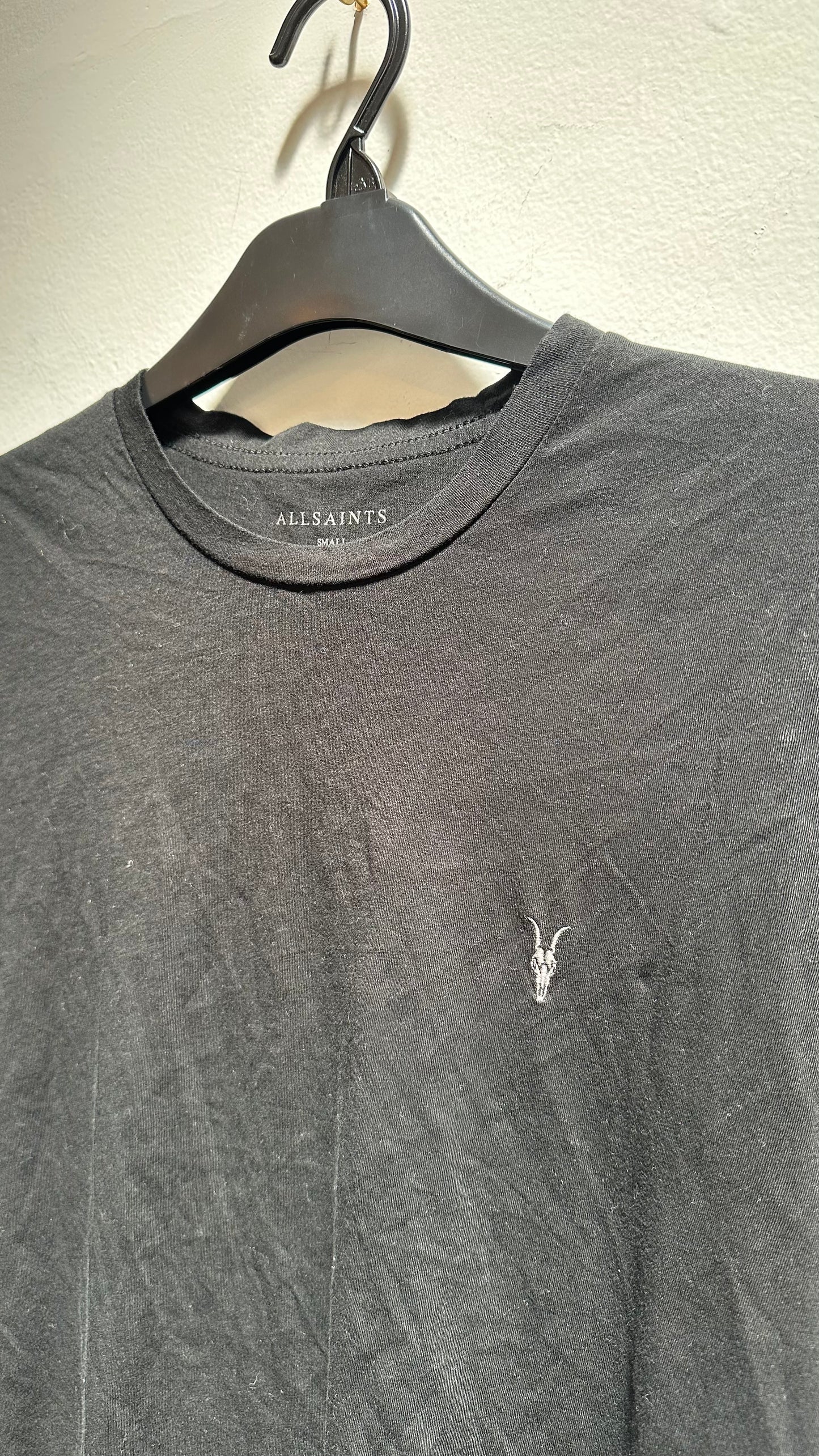 Designer All Saints 100% Cotton Tshirt Size S