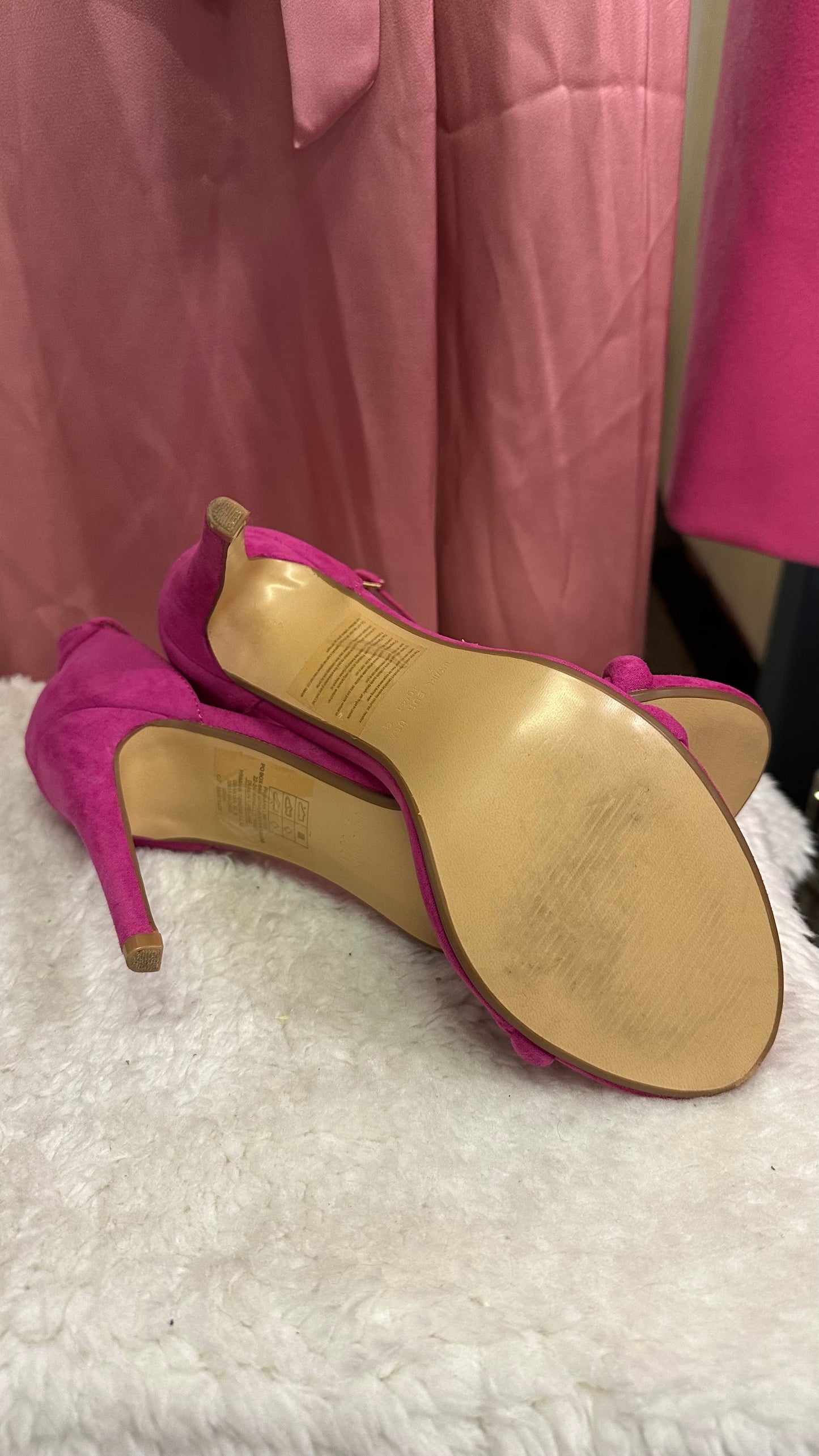 Atmosphere Pink Heels Size 7 As New