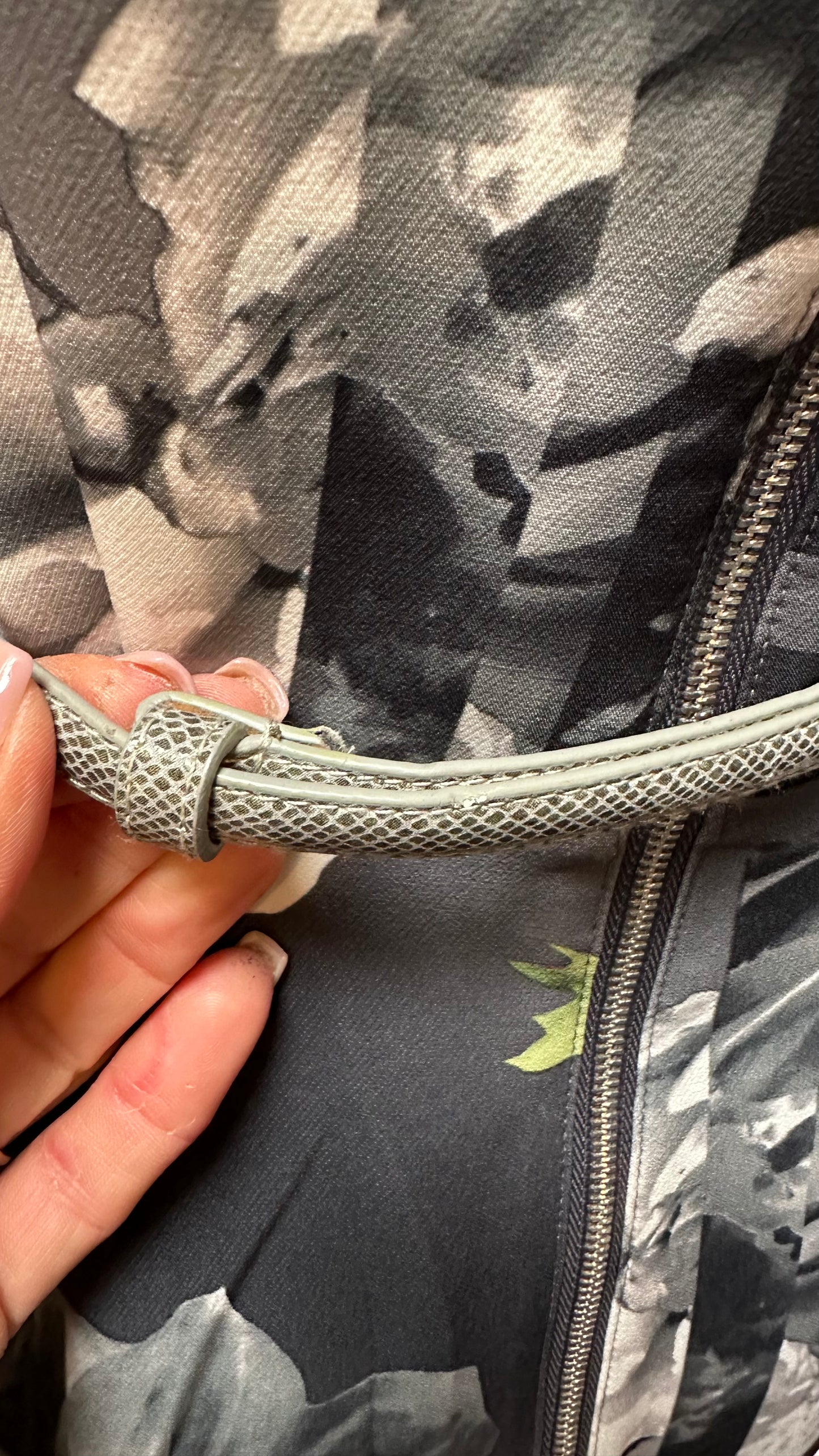 Grey Adjustable Waist Belt Size S/M