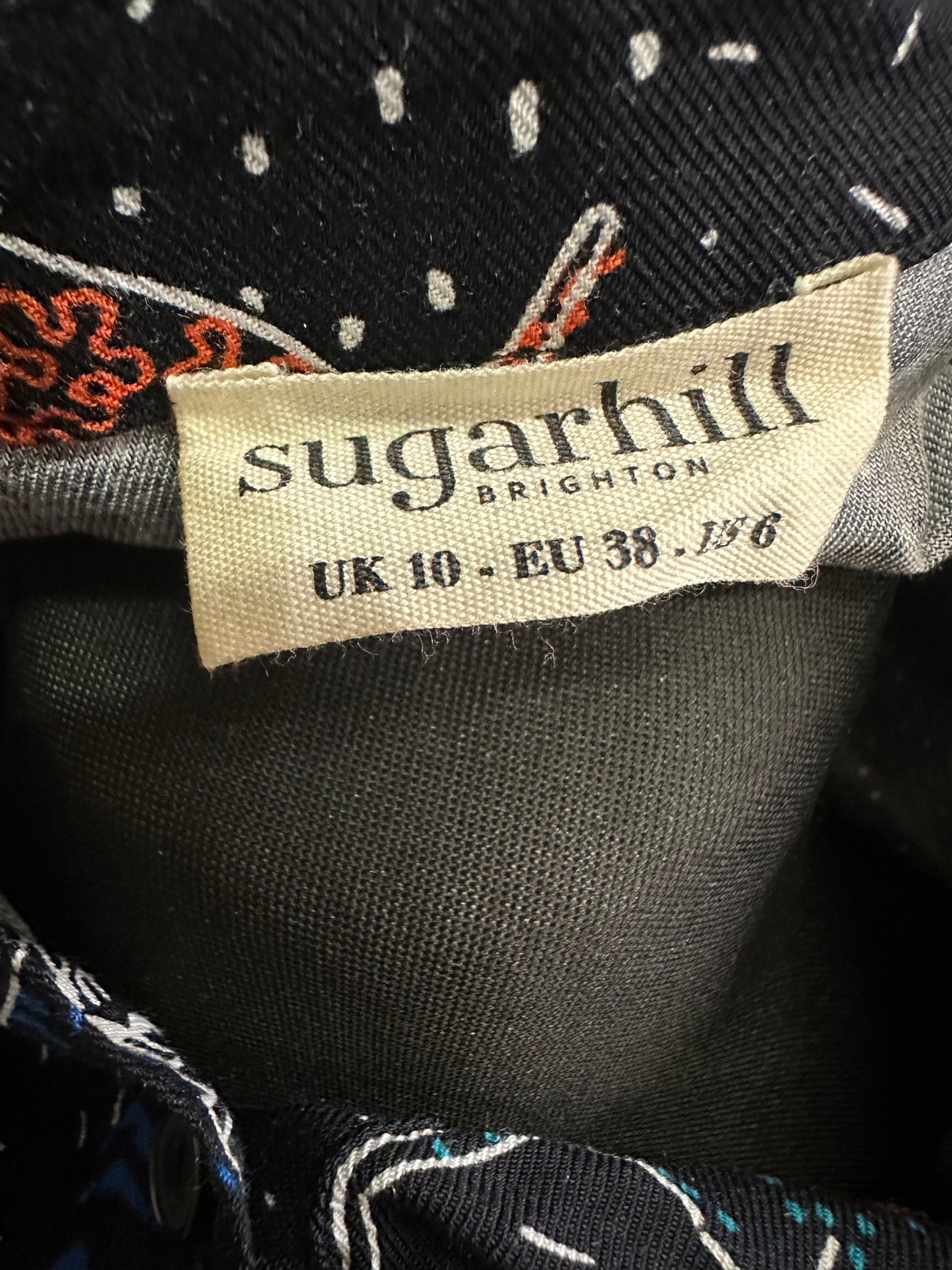 Designer Sugarhill Tiger Dress with Pockets Size 10