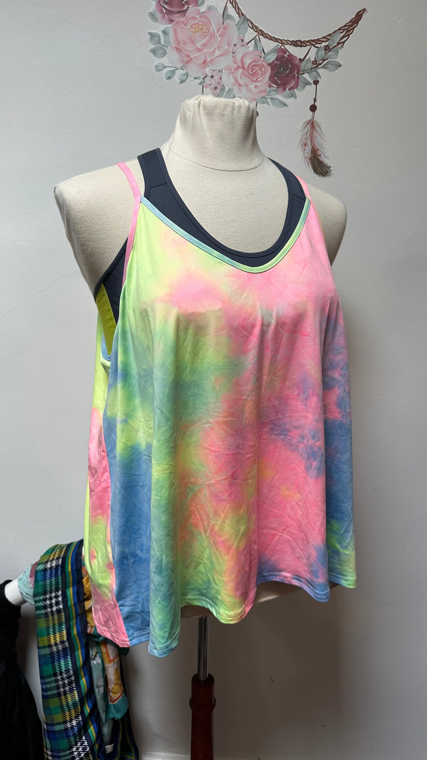 Shein Tie Dye Top Size XL