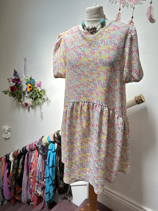 Primark Floral Smock Dress, Size 12/14