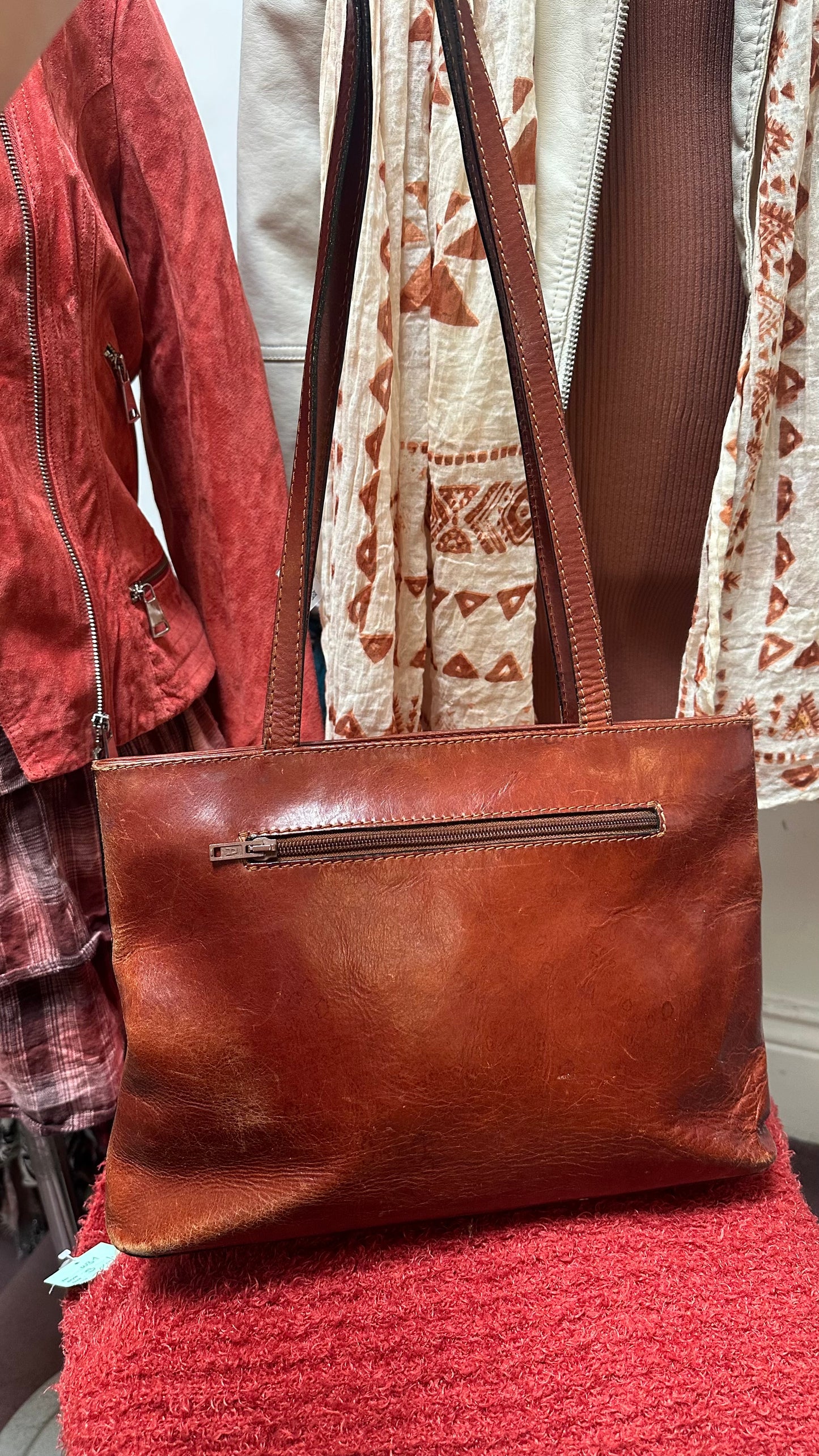 Vintage Henry Sarel Leather Bag