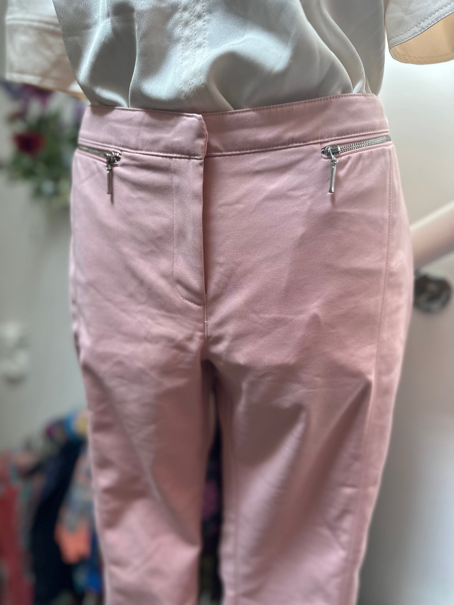 Primark Blush Pink Trousers Size 12