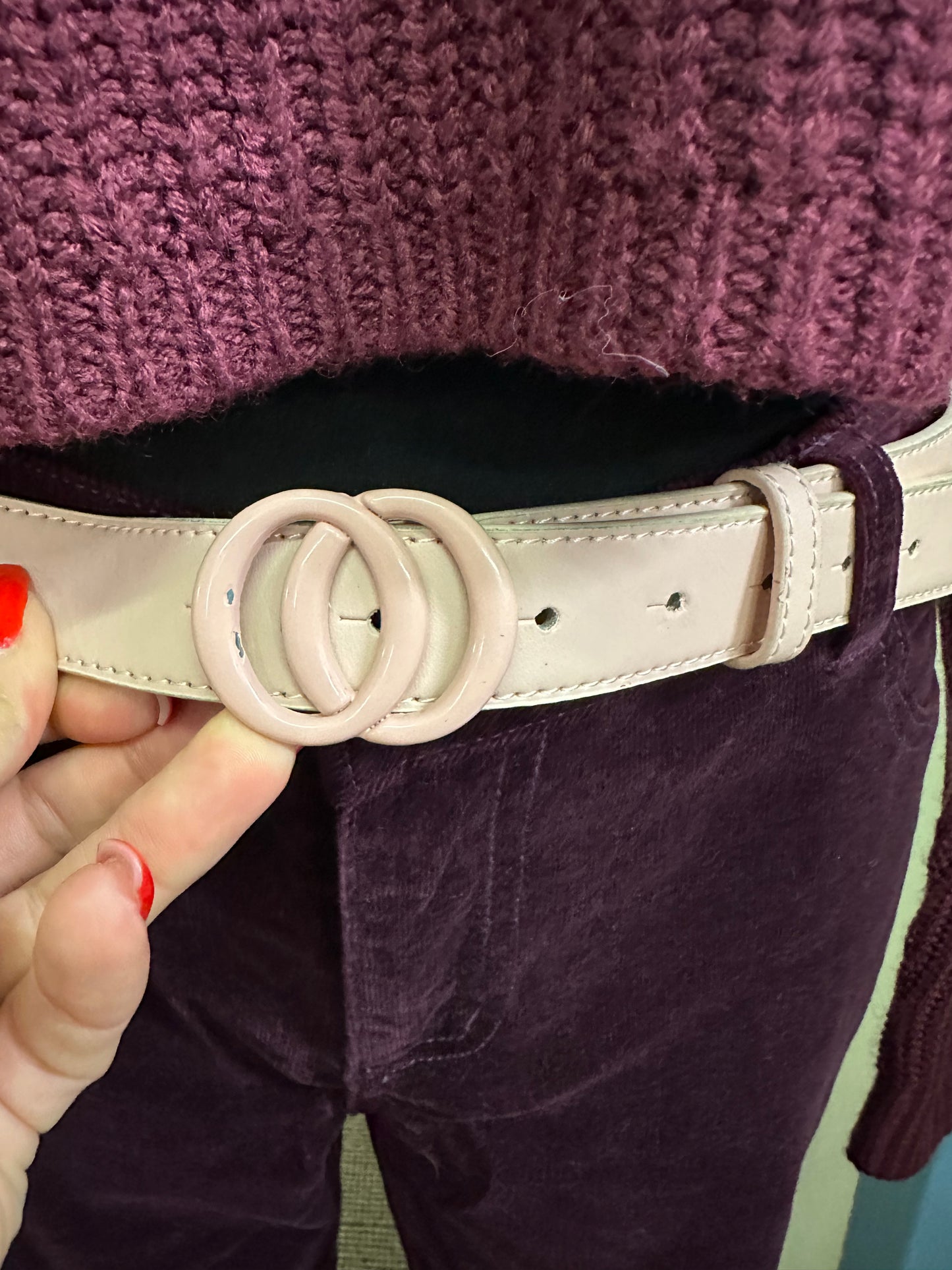 Pink Belt Slight Marks