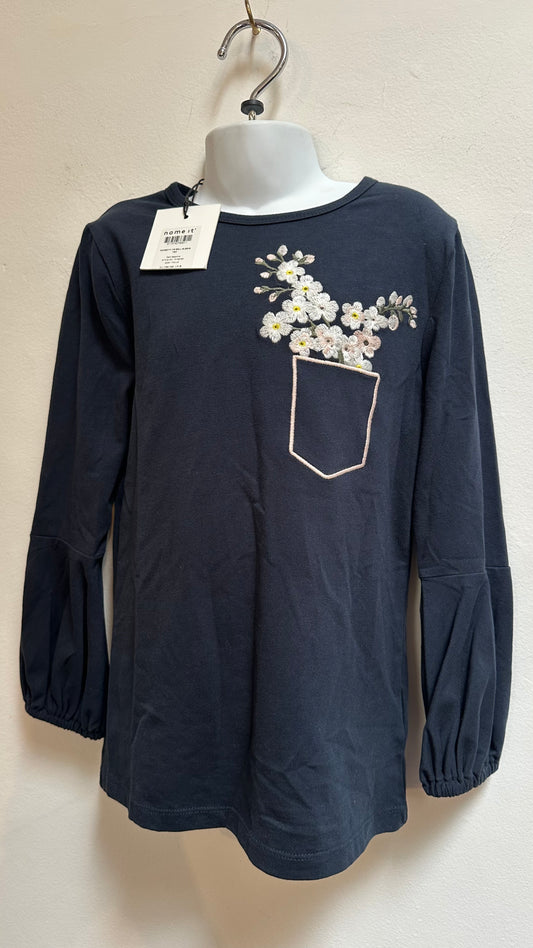 Name It Navy Top New with Tags 95% Cotton Age 9