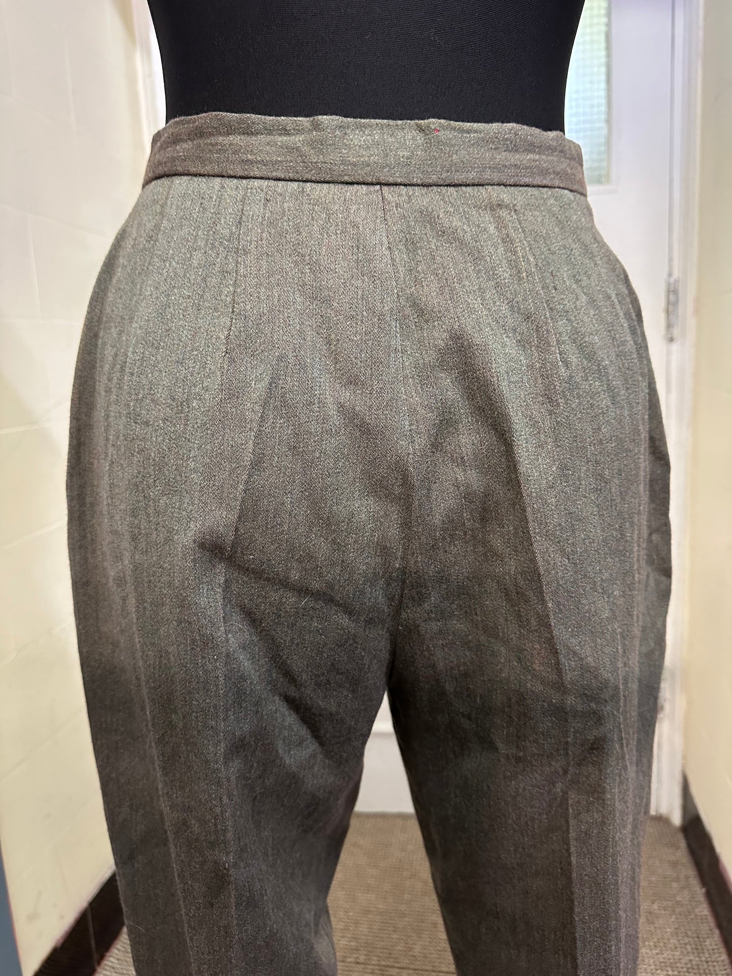 Gap 100% Wool Pleated Cigar Pants Size 10