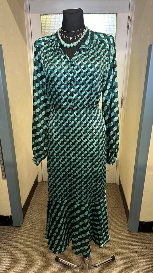 Gallery Geometric Shirt Dress Size 16 (2 available, 1 New with Tags, 1 New without Tags)