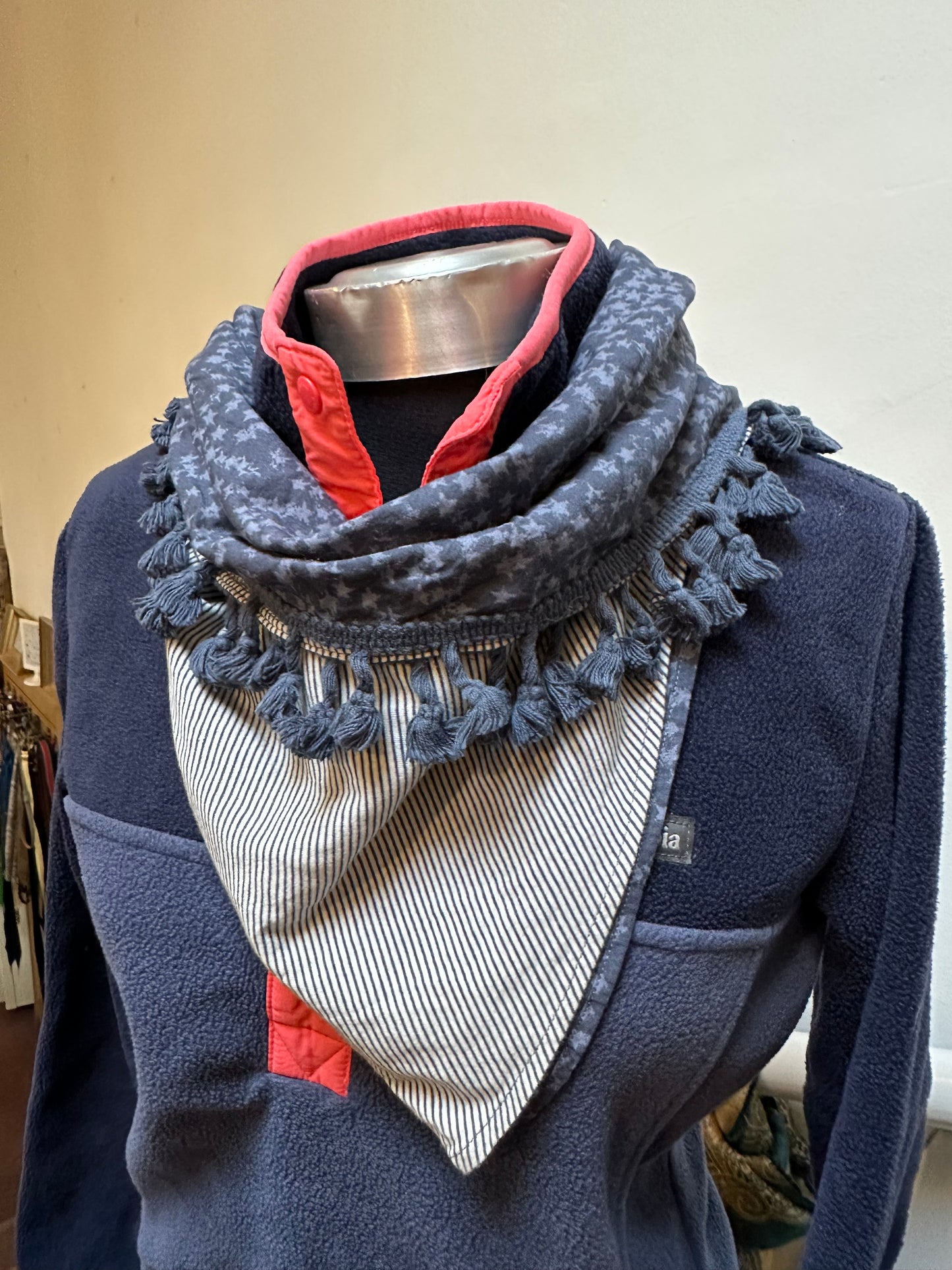 Mexx Tassle Neckerchief 100% Cotton
