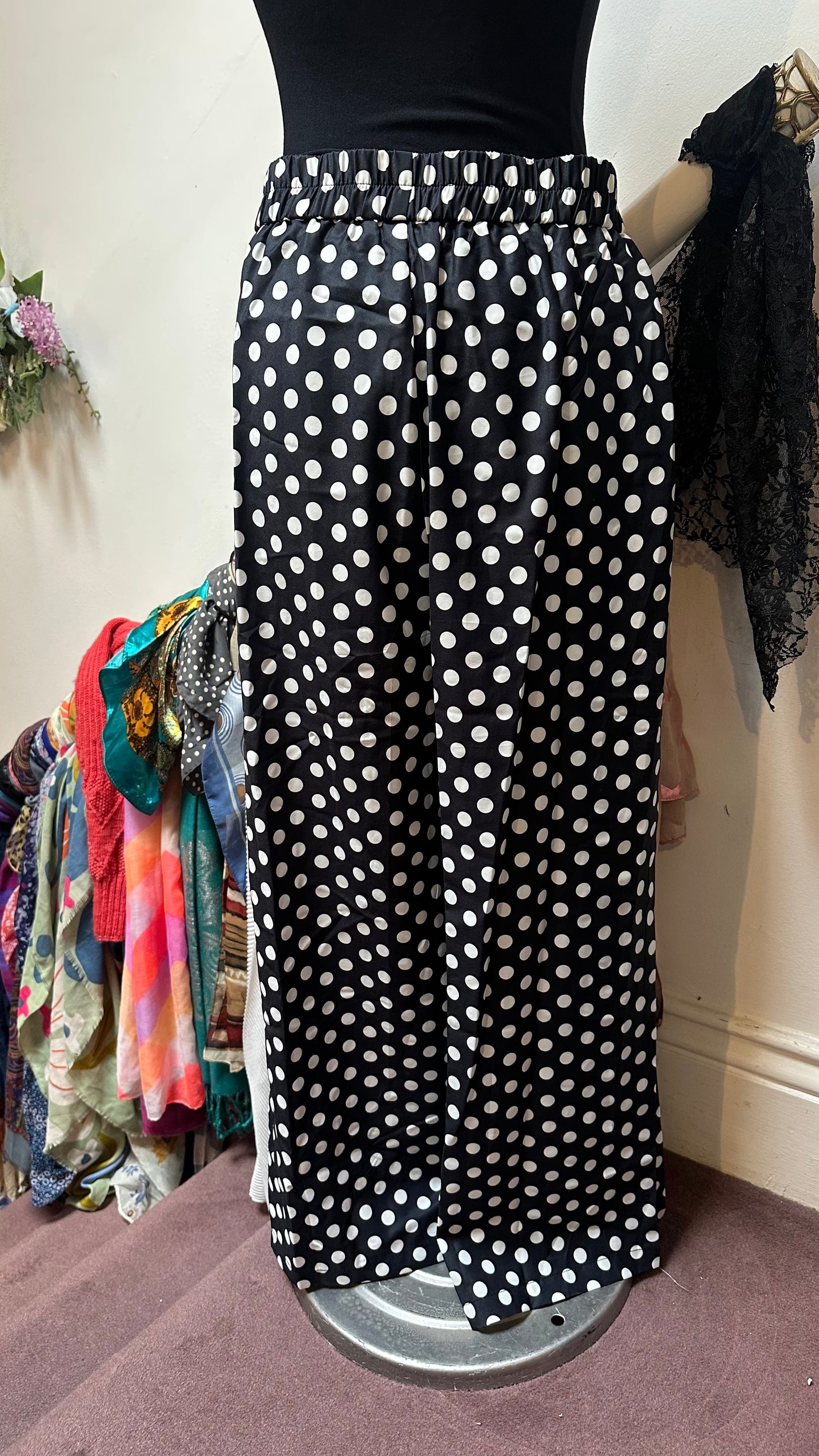 Polkadot Trousers Best Fit Size 10