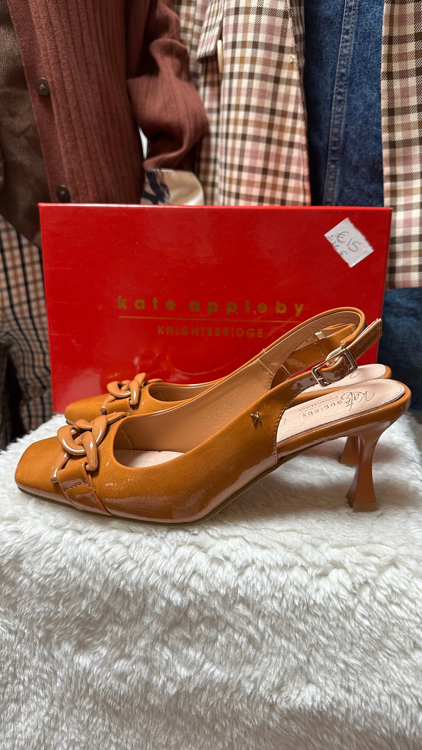 Kate Appleby Fymudge Chain Slingbacks As New Size 6
