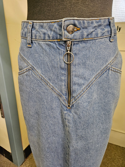 Savida, vintage style, denim skirt, size M