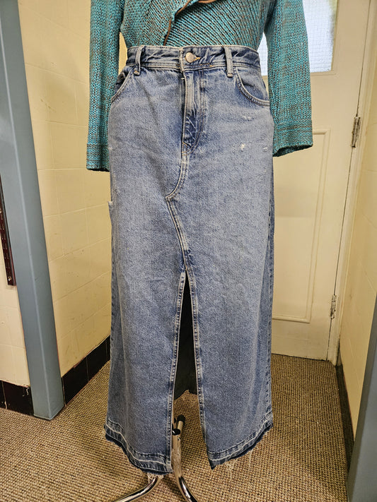 Zara, denim skirt, size M