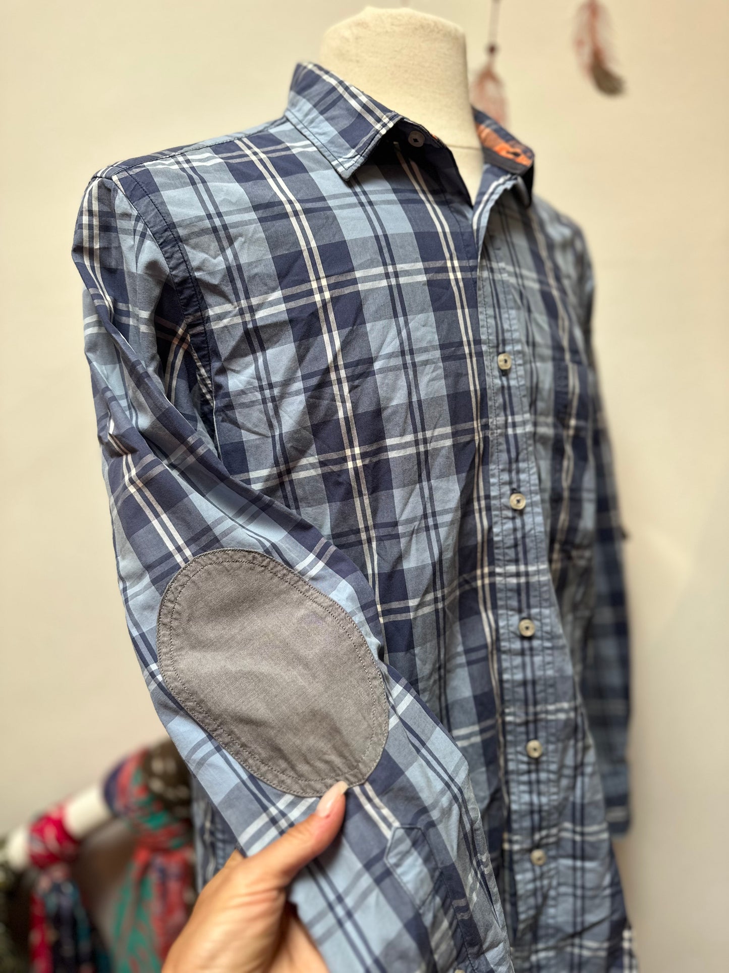 Designer Massimo Dutti Pkaid Shirt Best Fit Size L (tag removed)