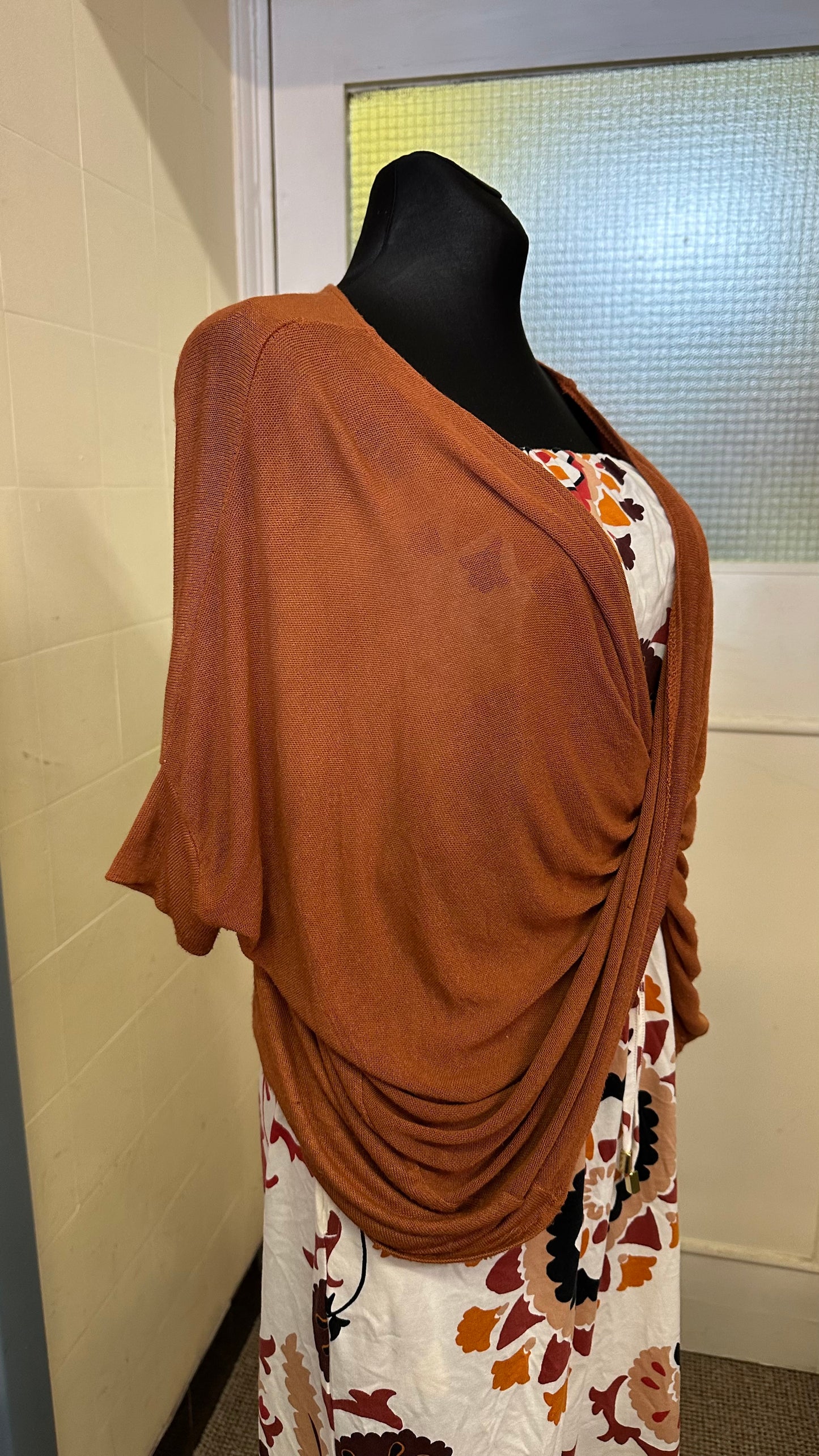 Cognac Twist Top Best Fit Size L
