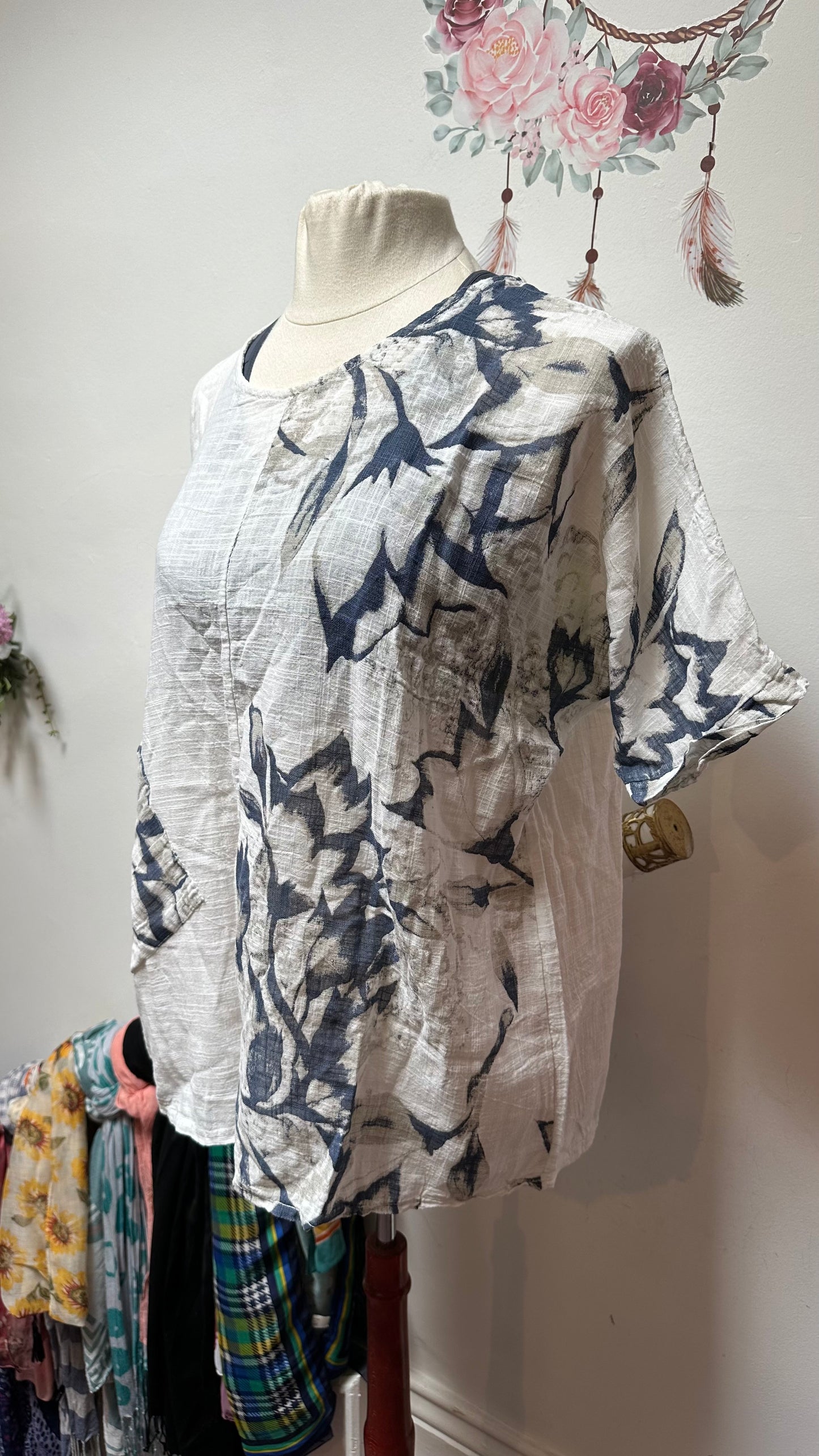 Made in Italy 95% Cotton Top Best Fit Size XL