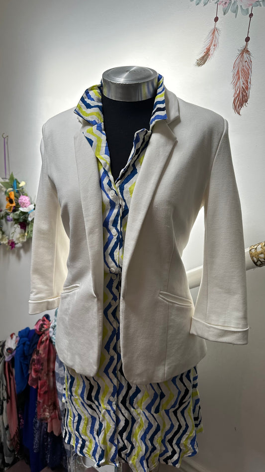 Quiz White Blazer Size 10