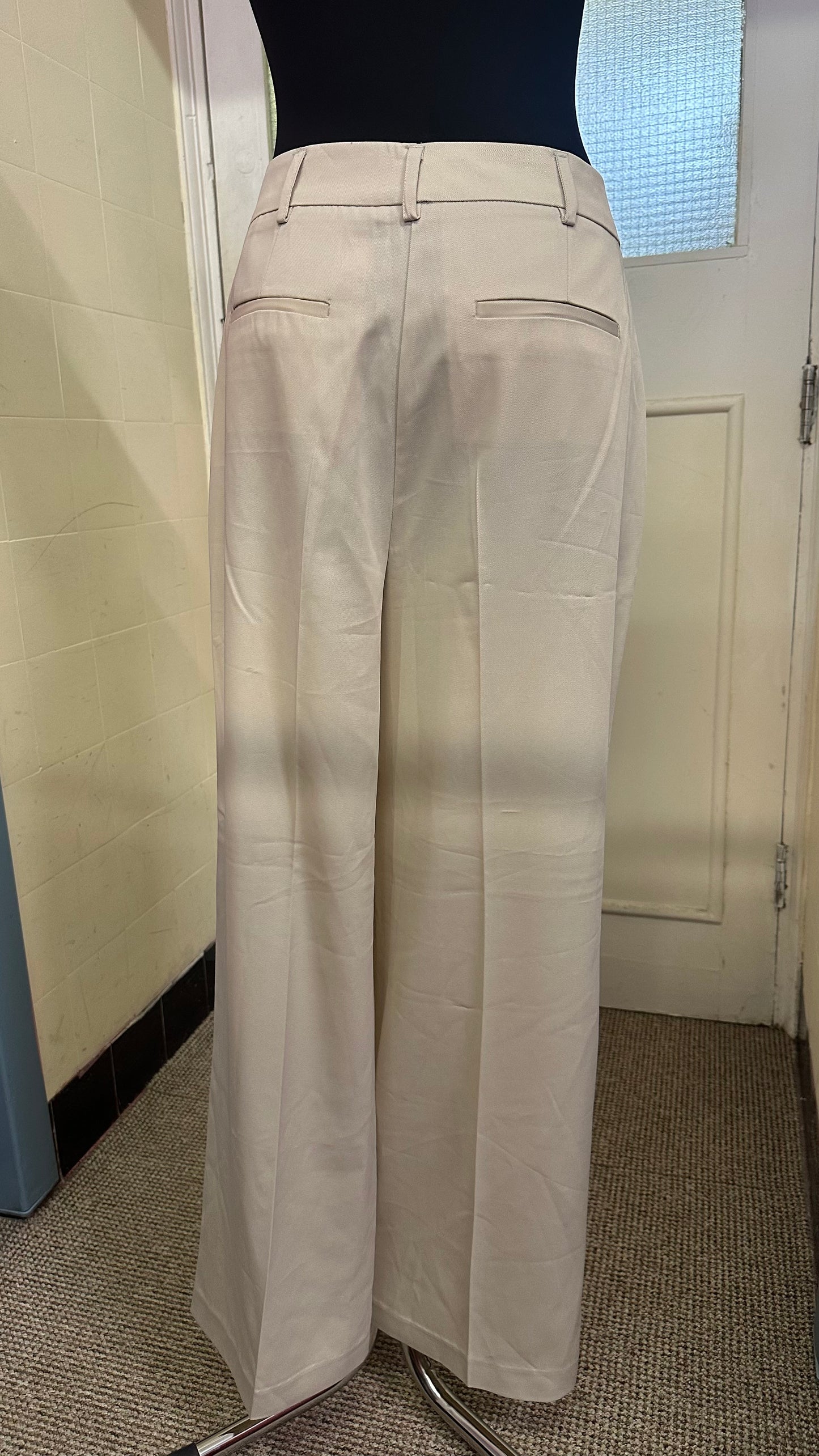 Paul Costello Cream Trousers Size 14