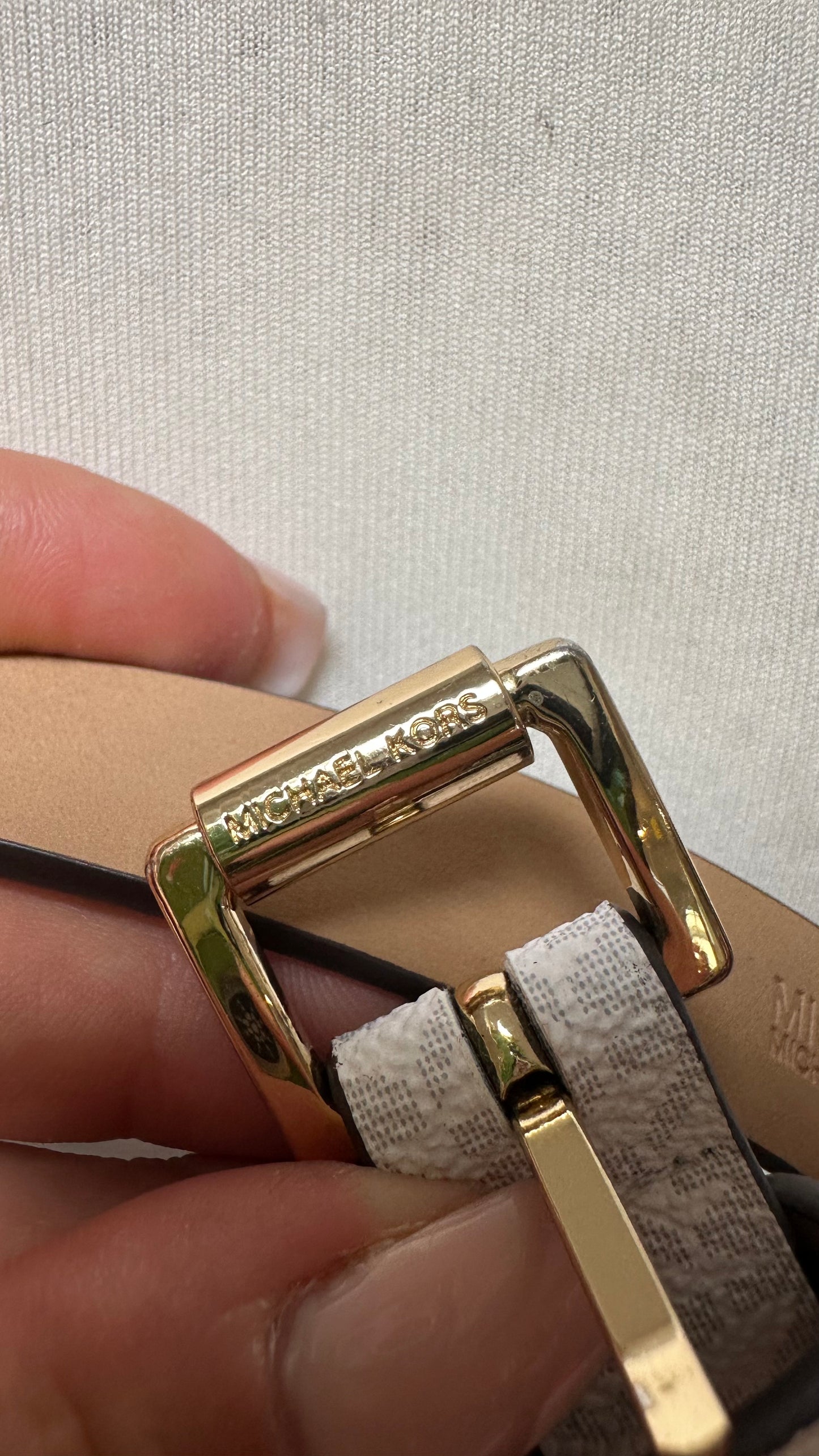 Michael Kors Logo Belt Size M