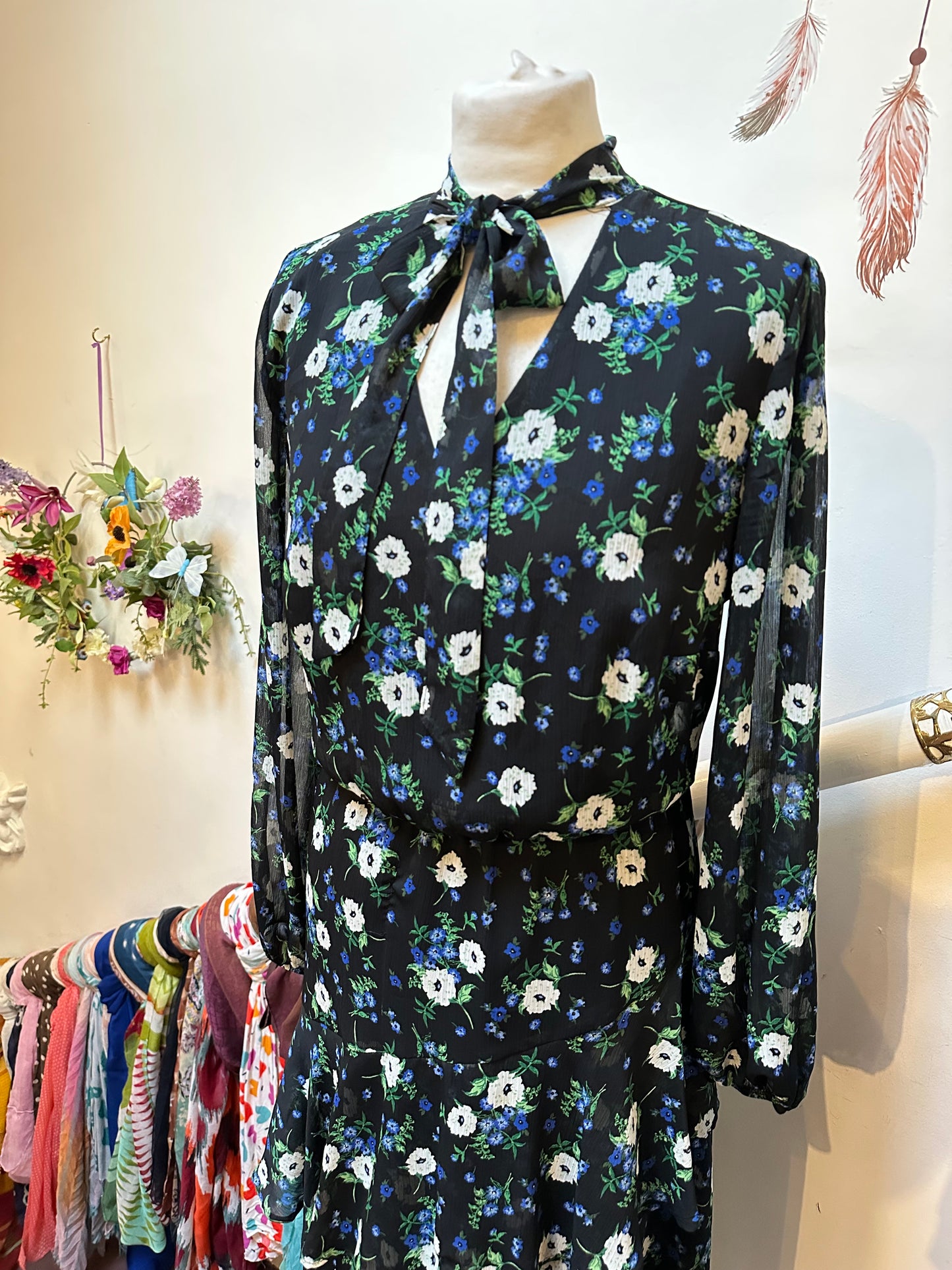 Gallery Floral Maxi Dress Size 12