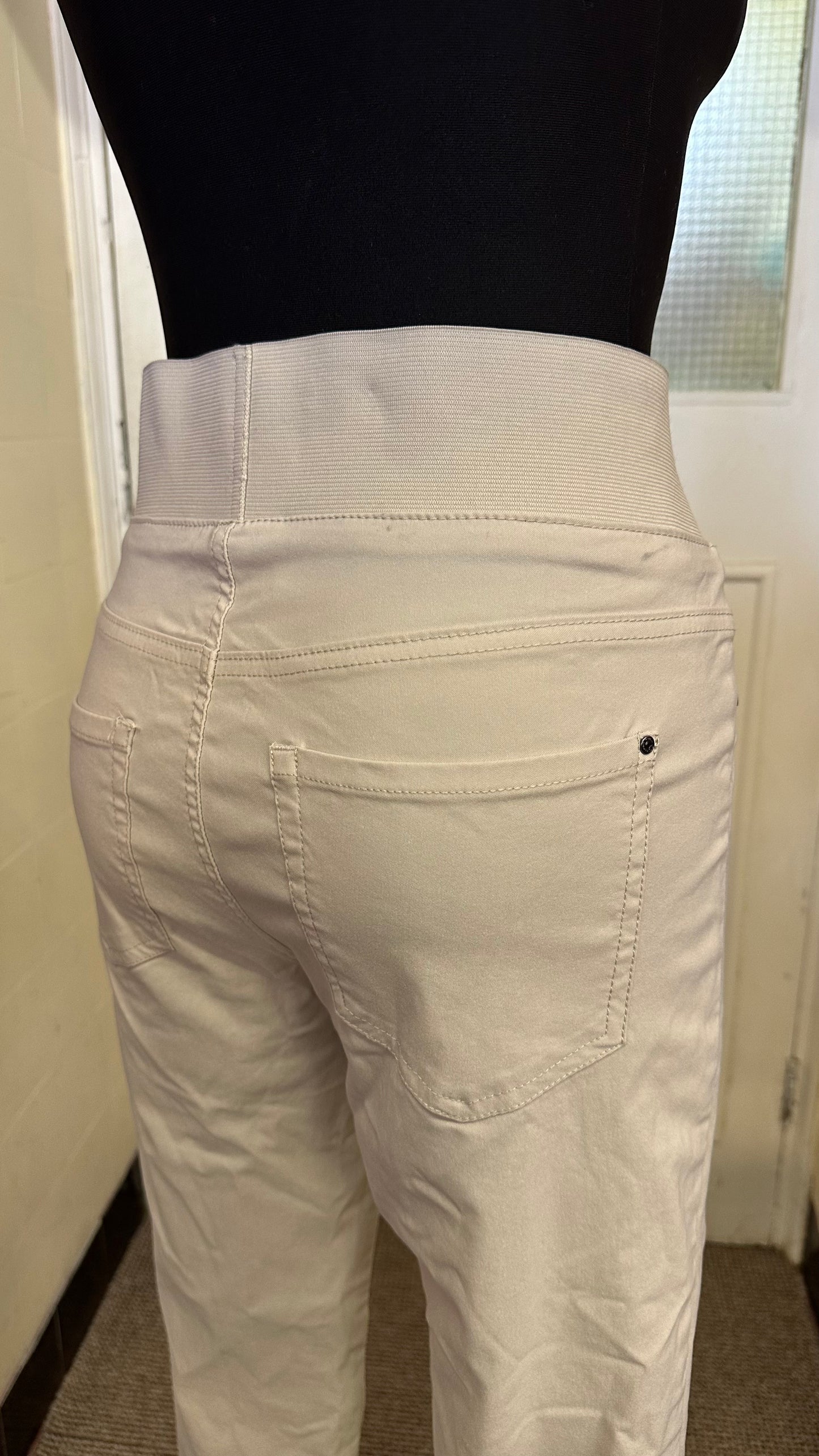 Designer Frequent Stretchy Trousers Size L (one small mark on rear)