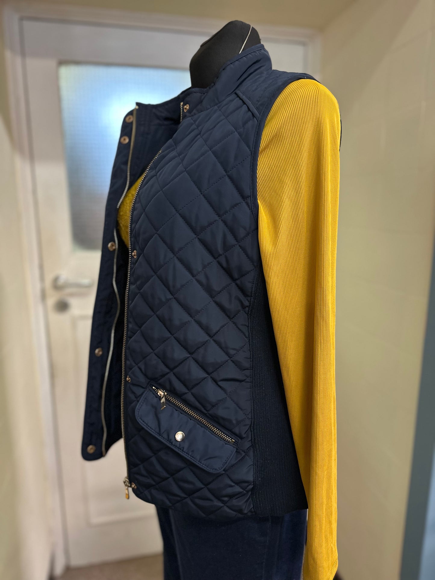 Dunnes Navy Bodywarmer Size 12