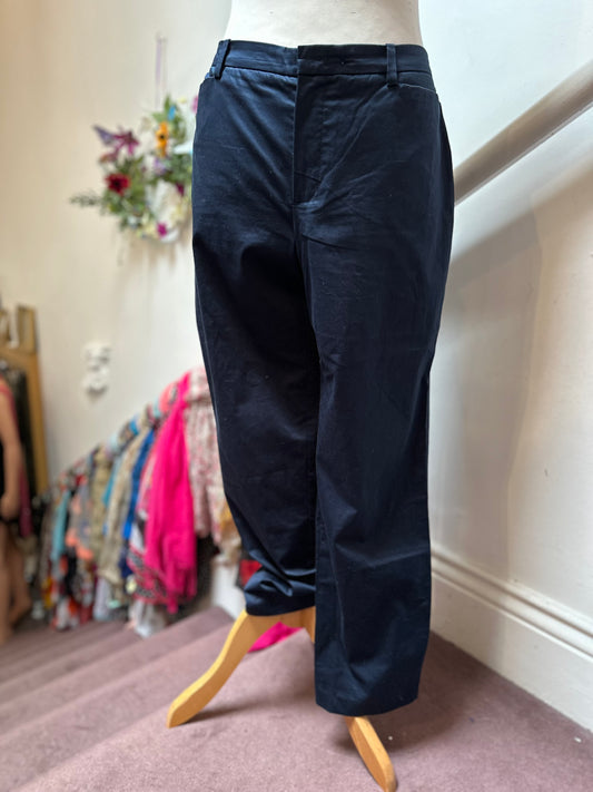 Designer Oui Tailored Trousers Size 16 (small fitting)