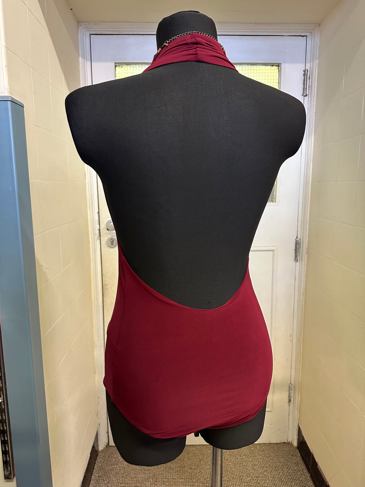 Godiva Burgundy Bodysuit Size S