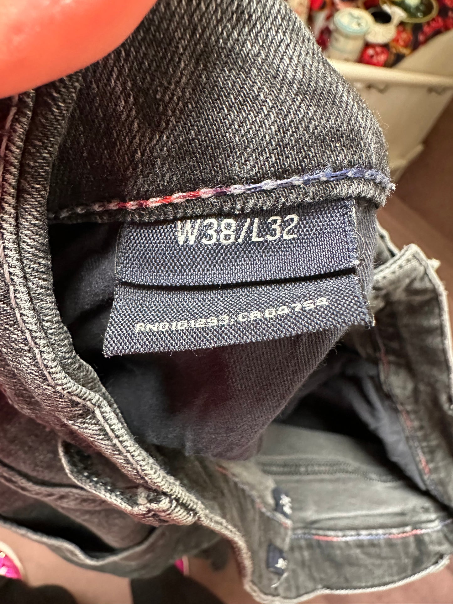 Designer Gant Jeans Size 38/32 Leather Label on rear needs a stitch