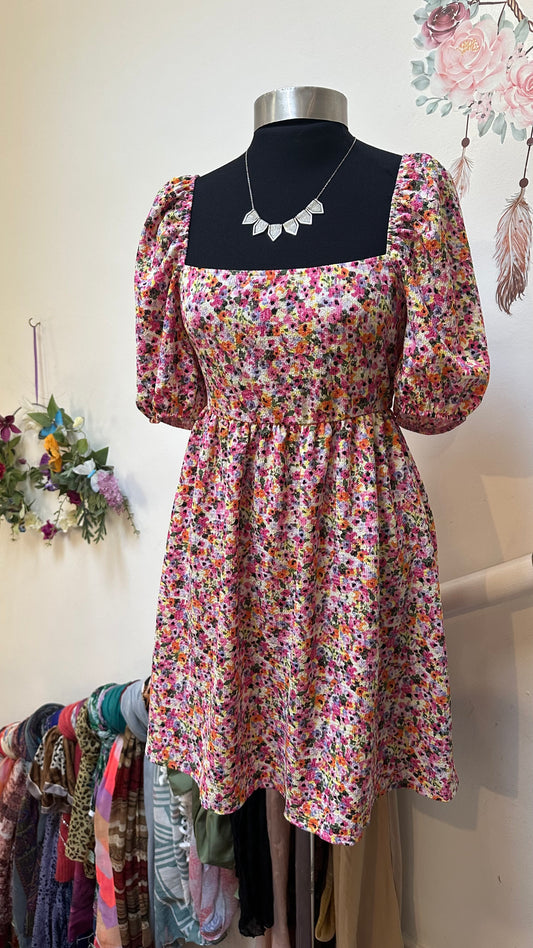 Primark Floral Short Dress New with Tags Size S