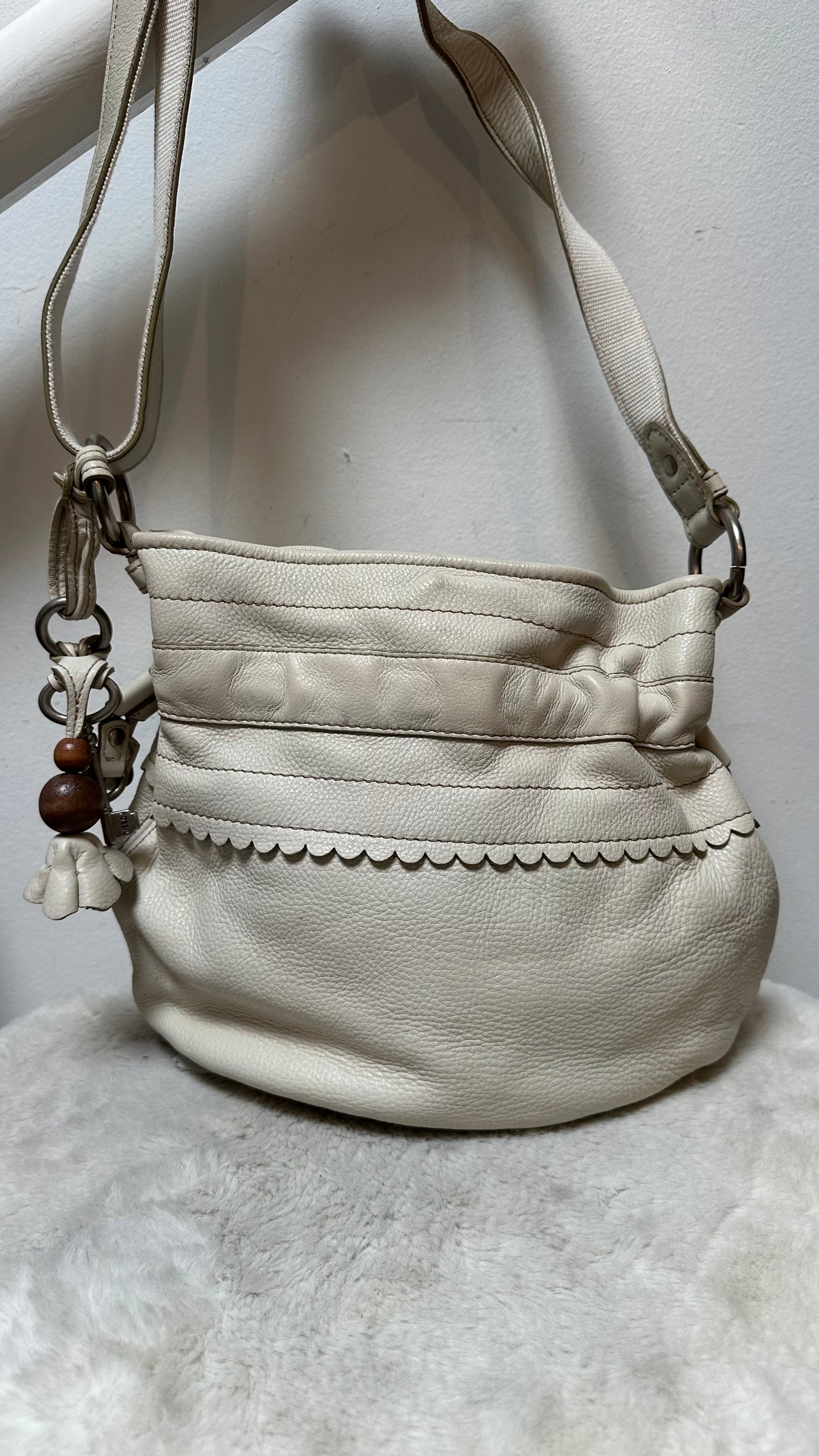 Vintage Fossil Leather Bag in Great Condition