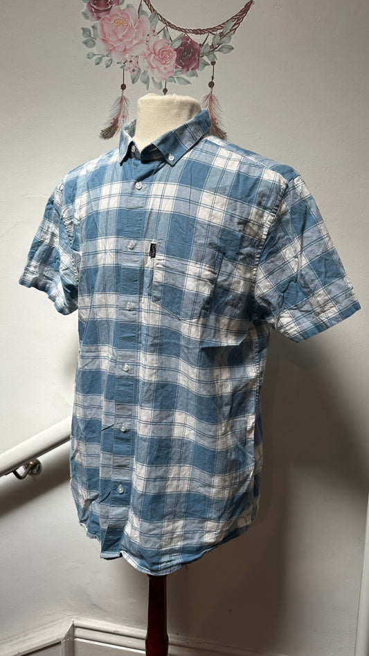 Peacocks Check Shirt Size XL