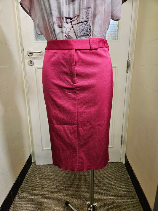 French Connection, bright pink, new skirt, size 12