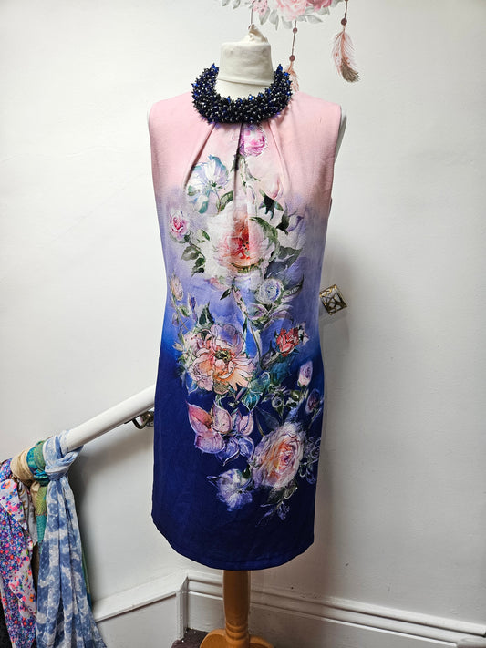 Tinta style, flower print dress, size m