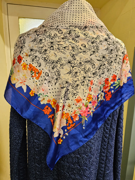 Primark, flower print scarf