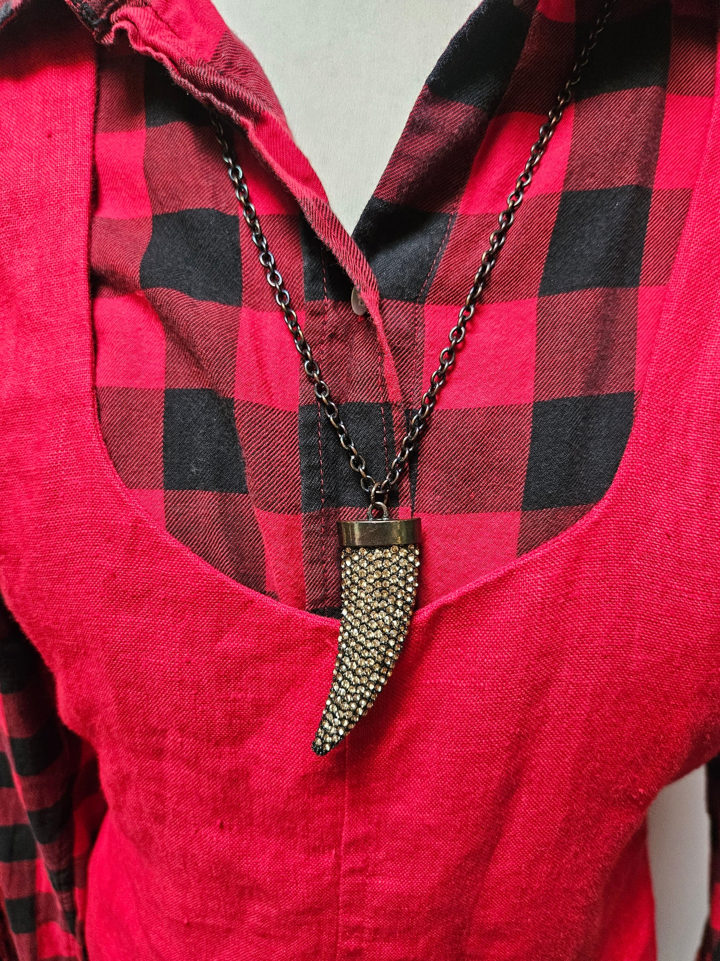 Tiger tooth necklace